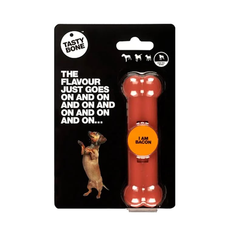 Hueso De Nylon Sabor Bacon Razas Toy