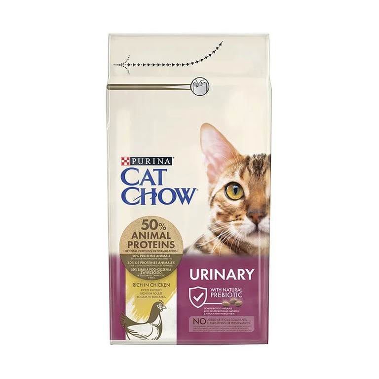 Cat Chow Gato Control Tracto Urinario Rico En Pollo 1,5 Kg