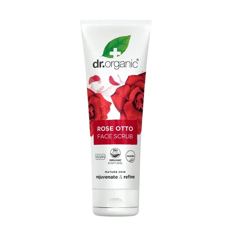 Gommage Pour Le Visage À L'Extrait De Rose Bio