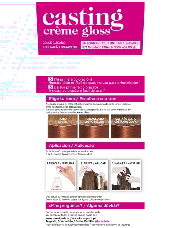 Casting Creme Gloss #645-Ambra di L'Oreal Expert Professionnel
