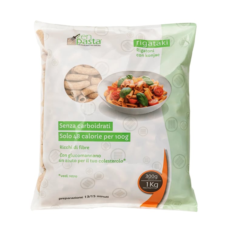 Macarrones De konjac Deshidratado Rigataki