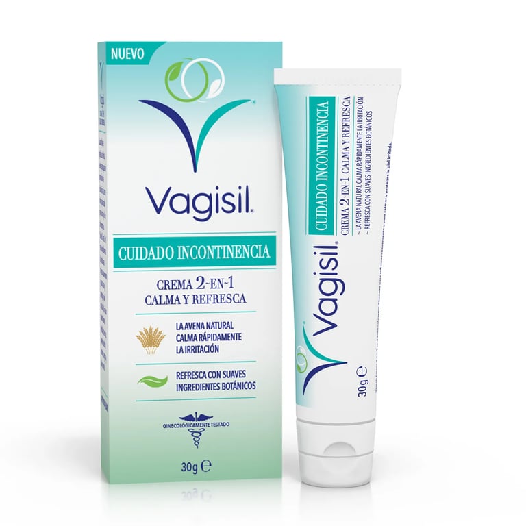 Vagisil Cuidado Incontinencia Crema 2 En 1 Calma Y Refresca