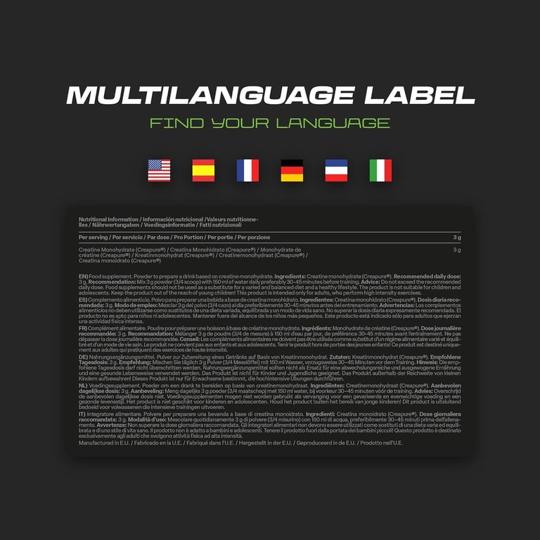 Creatine 100% Creapure 300g da Beverly Nutrition