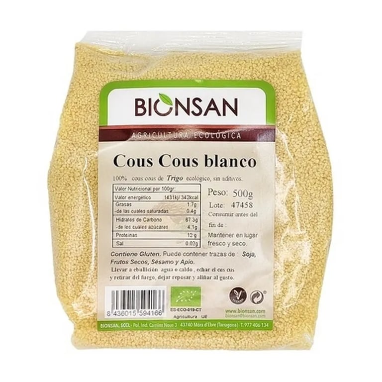 Cous Cous Bianco Bio Vegano