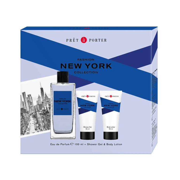 Fashion New York EDP 100 ml + Duschgel 50 ml + Lotion 50 ml
