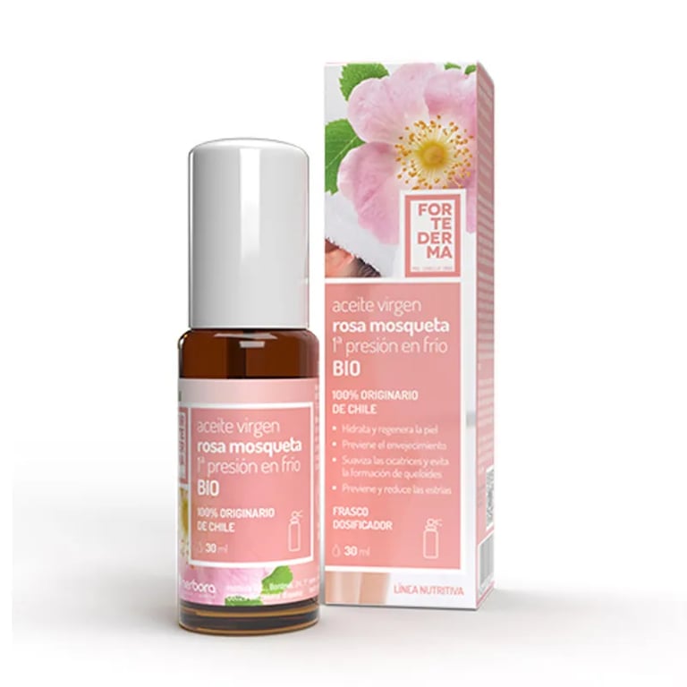 Fortederma Aceite Virgen Rosa Mosqueta 1 Presión En Frío Bio