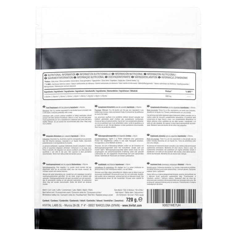 L-Glicine 3000 mg - imagen 2 de 5