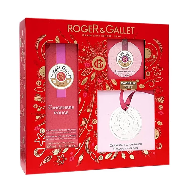 Gingembre Rouge 3 Stück Set EDT 100 ml + Seife 50g + Keramik