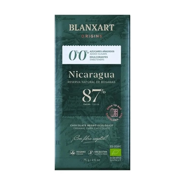 Chocolate Nicaragua 87% Saase Eco
