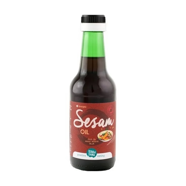 Huile De Sésame Grillée Sans Gluten Bio