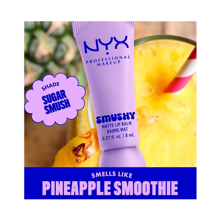Lip Balm Smushy Matte #01 Sugar Smush von NYX