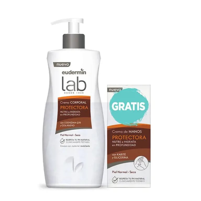 Protectora Crema Corporal Q10 400 Ml + Crema Manos 75 Ml