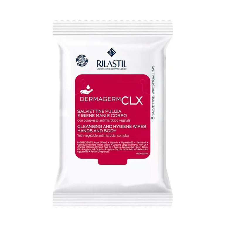 Dermagerm CLX Salviettine Pulizia e Igiene Mani e Corpo