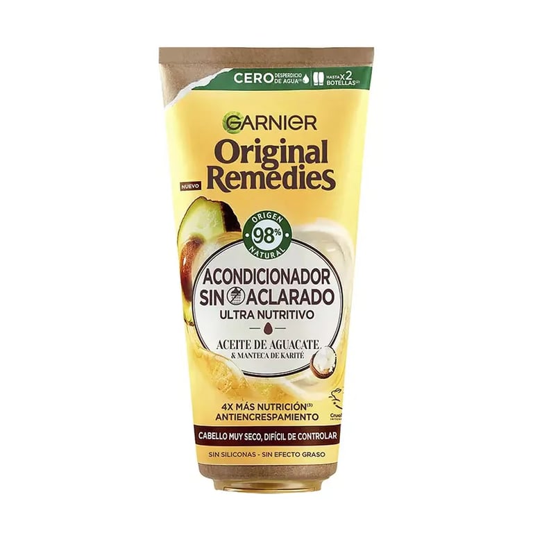 Original Remedies Avocado en Shea Conditioner Zonder Spoelen