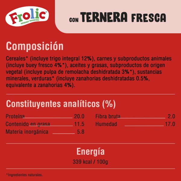 Pienso Perro Adulto Ternera - imagen 2 de 2