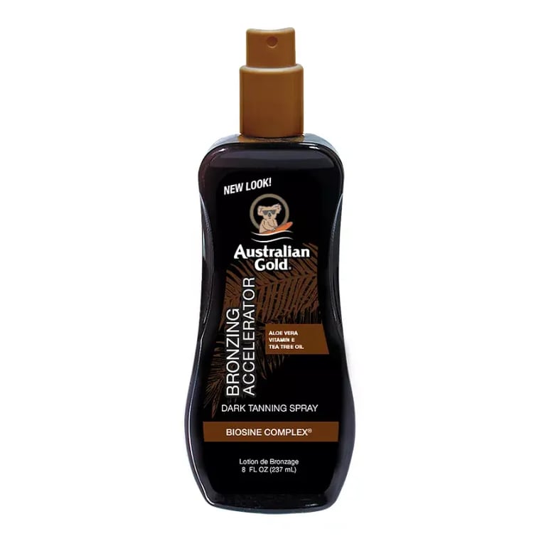 Accelerator With Bronzer Spray Gel