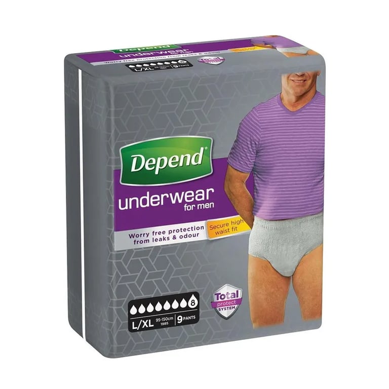 Ropa Interior Para Hombre Absorción Super Talla L/XL