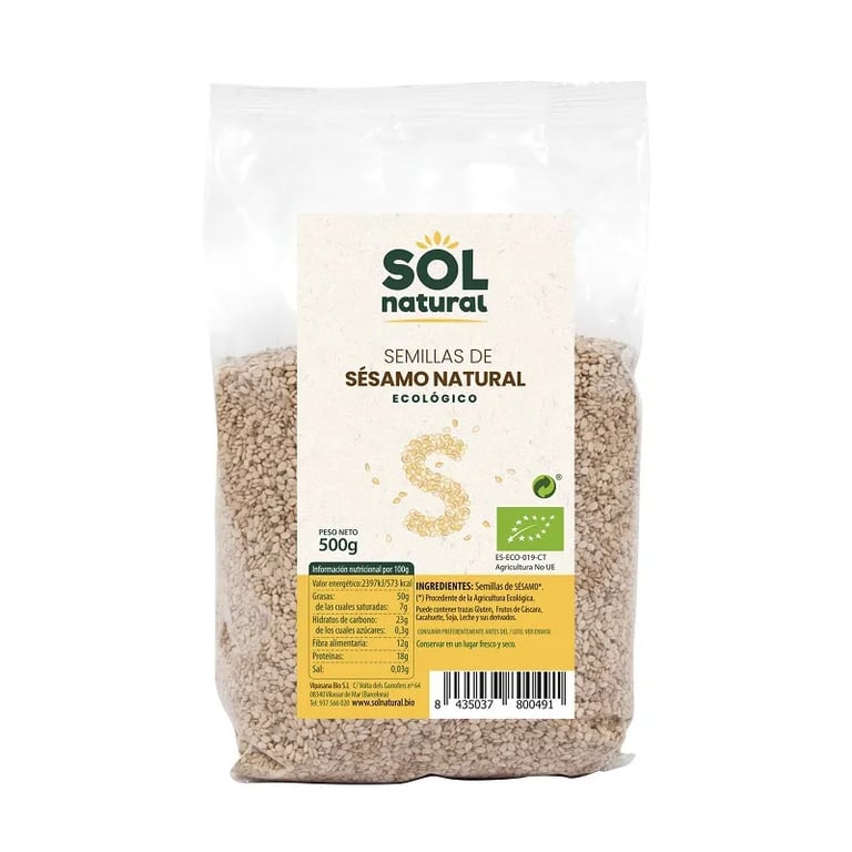 Semillas De Sésamo Natural Bio