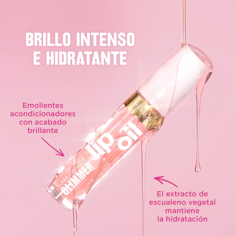Super Lustrous Glimmer Lip Oil #06 Plump Pop de Revlon