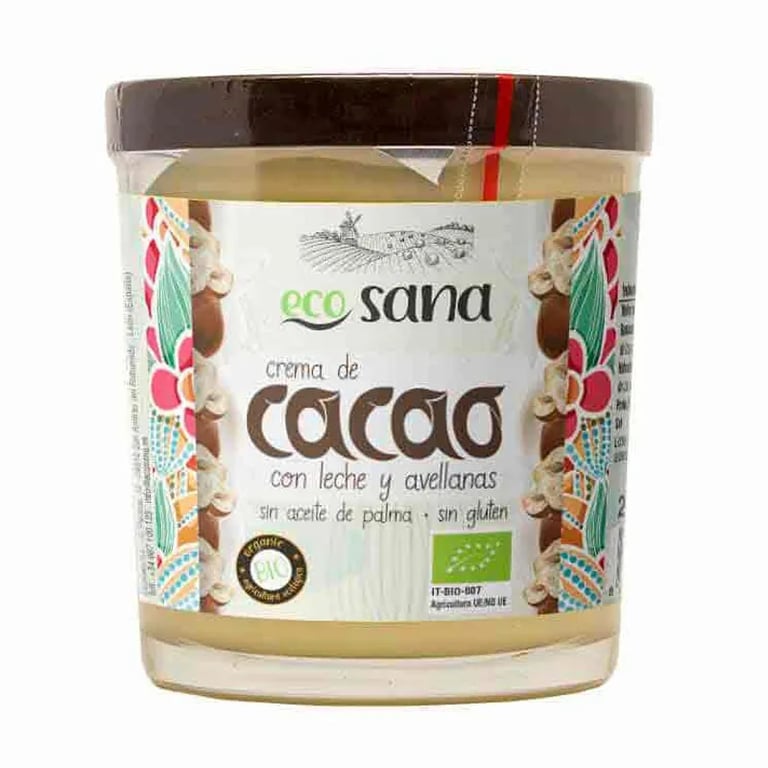 Crema Di Cacao Con Latte E Nocciole Bio
