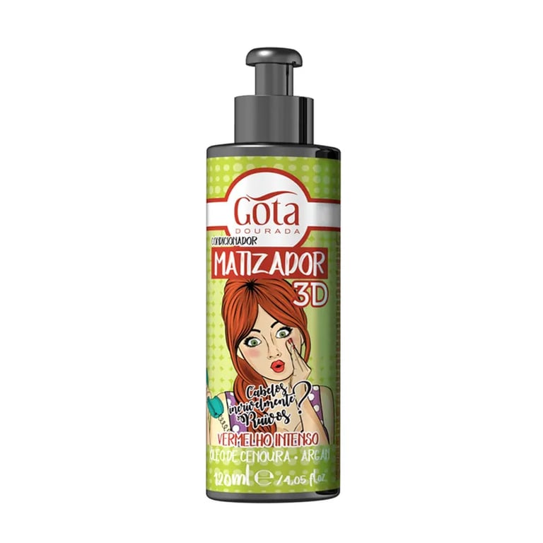 Matizador 3D #Vermelho Intenso