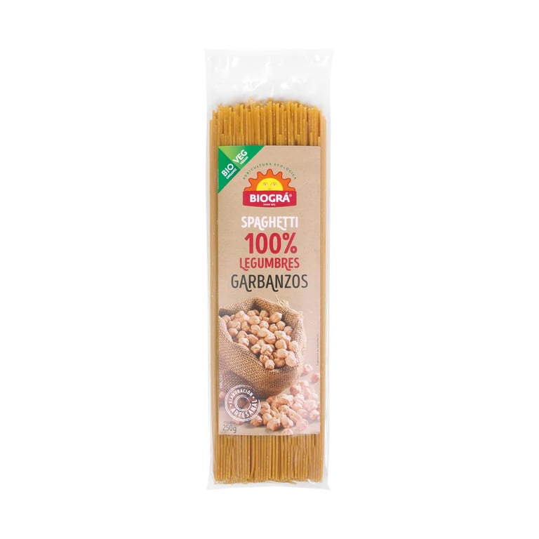 Spaguetti De Garbanzos 100% Legumbres Bio