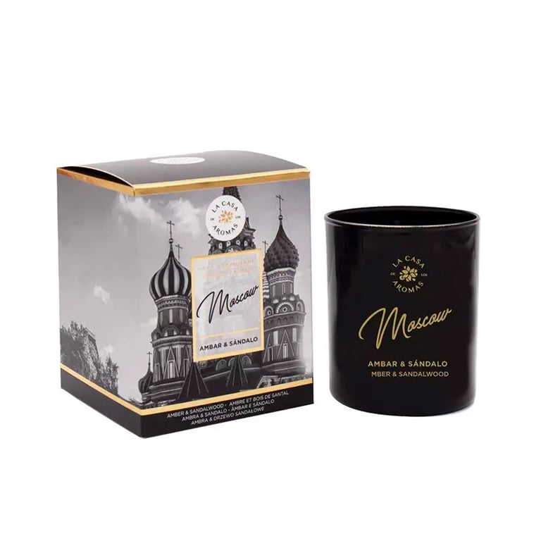 Vela Perfumada Edición Moscow #Ambar & Sándalo