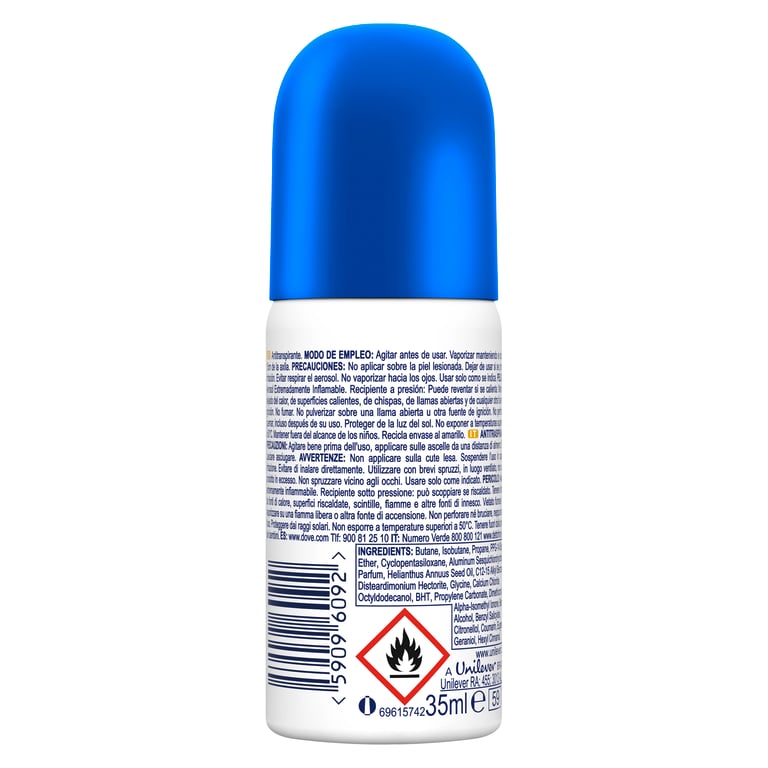 Advanced Care Deodorant Original Spray 35 ml von Dove