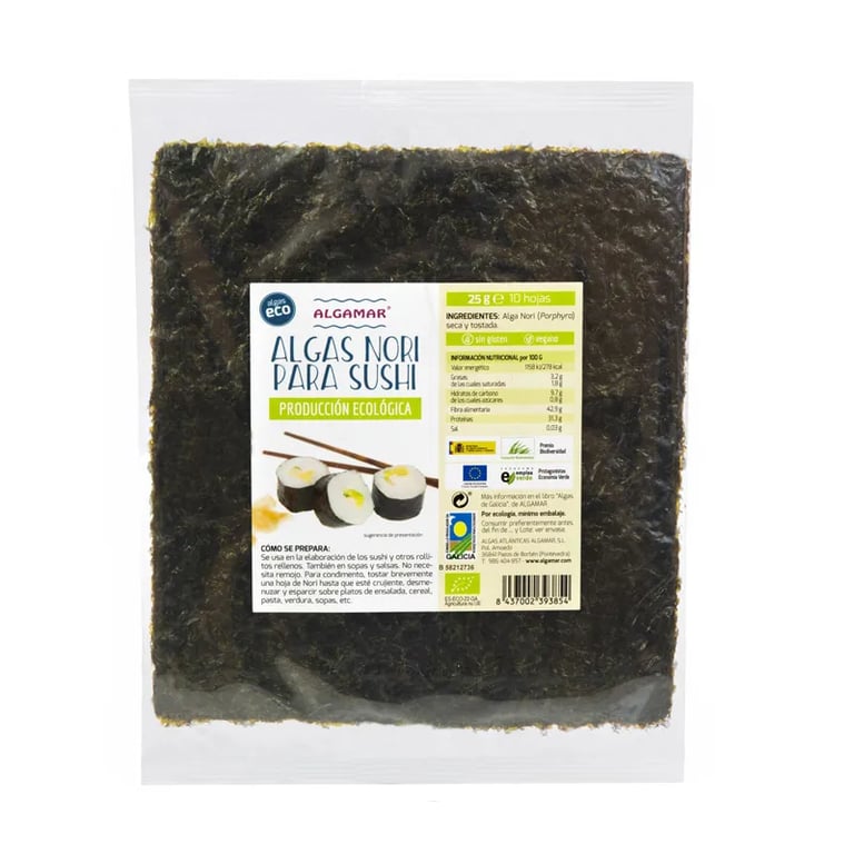 Algas Nori Para Sushi Eco