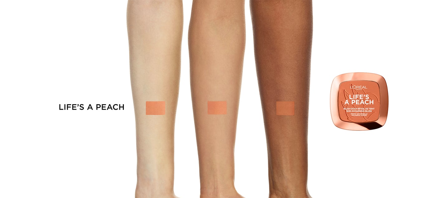 LIFE'S A PEACH skin awakening blush #1-eclat peach da L'Oreal Paris