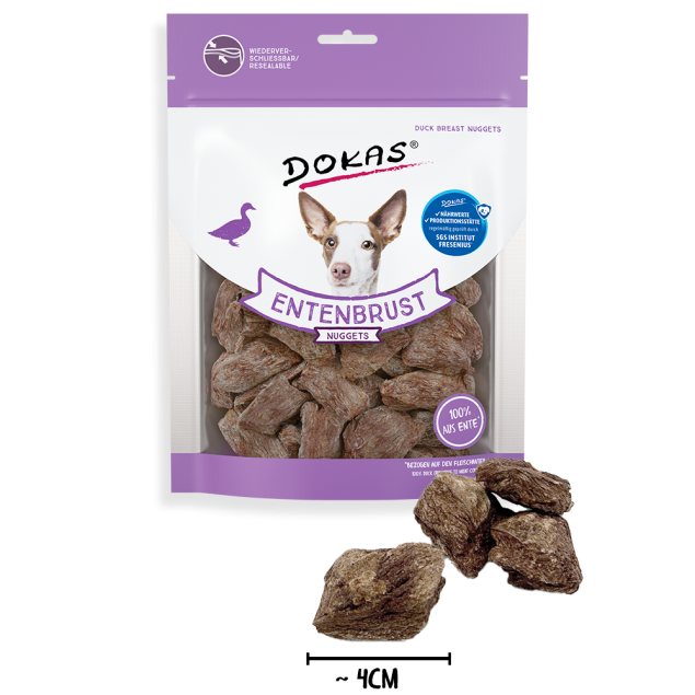 Nuggets de Pechuga de Pato Para Perros