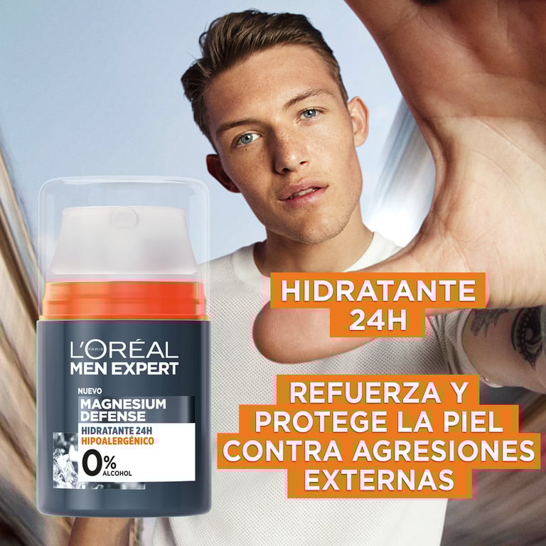 Men Expert Magnesium Defense Hidratante 24H 50 ml de L'Oreal Paris