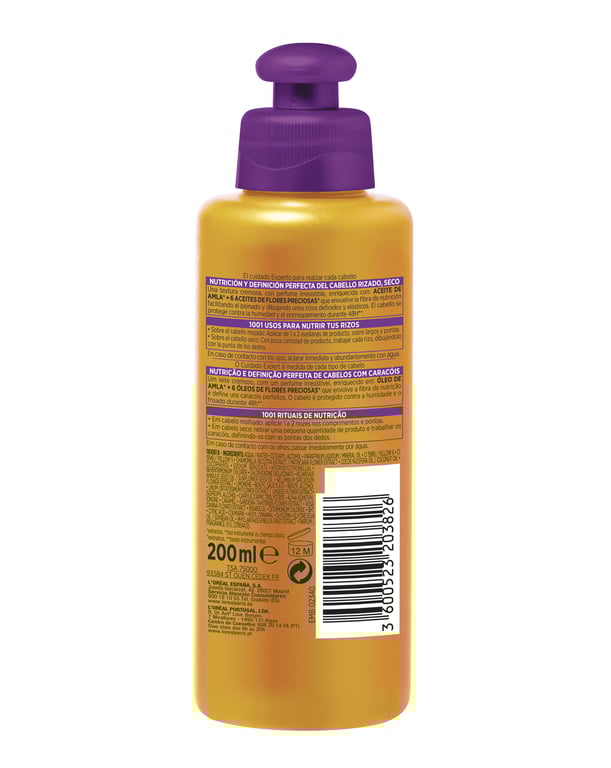 Elvive Aceite Extraordinario Crema De Peinado Rizos 200 ml de L'Oreal Paris