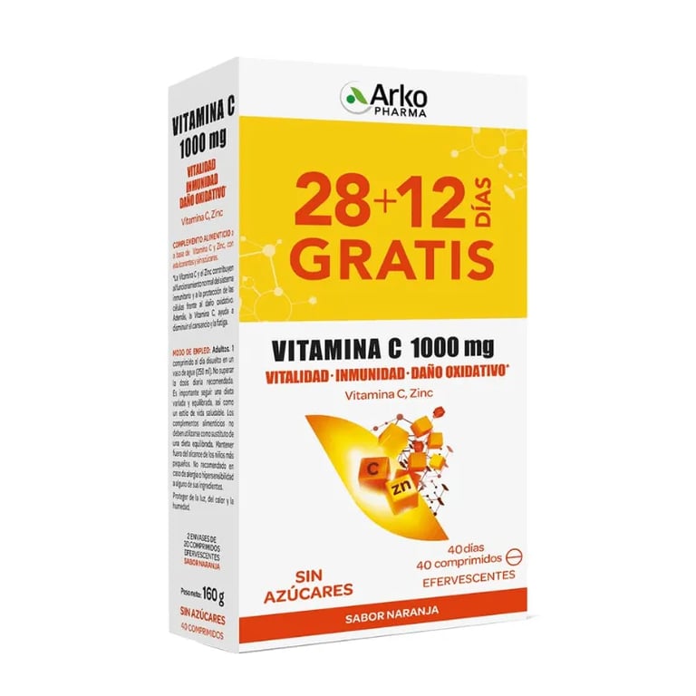 ARKOVITAL VITAMINA C 1000mg (30% Dto 2ª Ud)