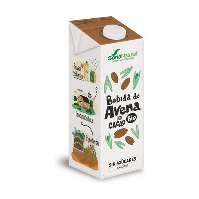 Boisson Végétale Avoine Cacao Sans Sucre Bio