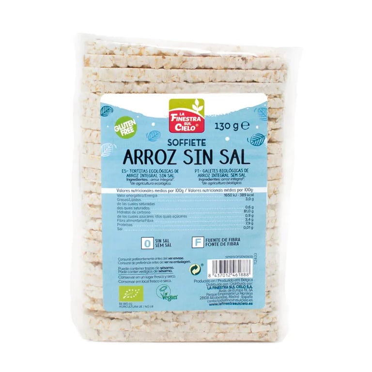 SOFFIETTE DE ARROZ SIN SAL BIO