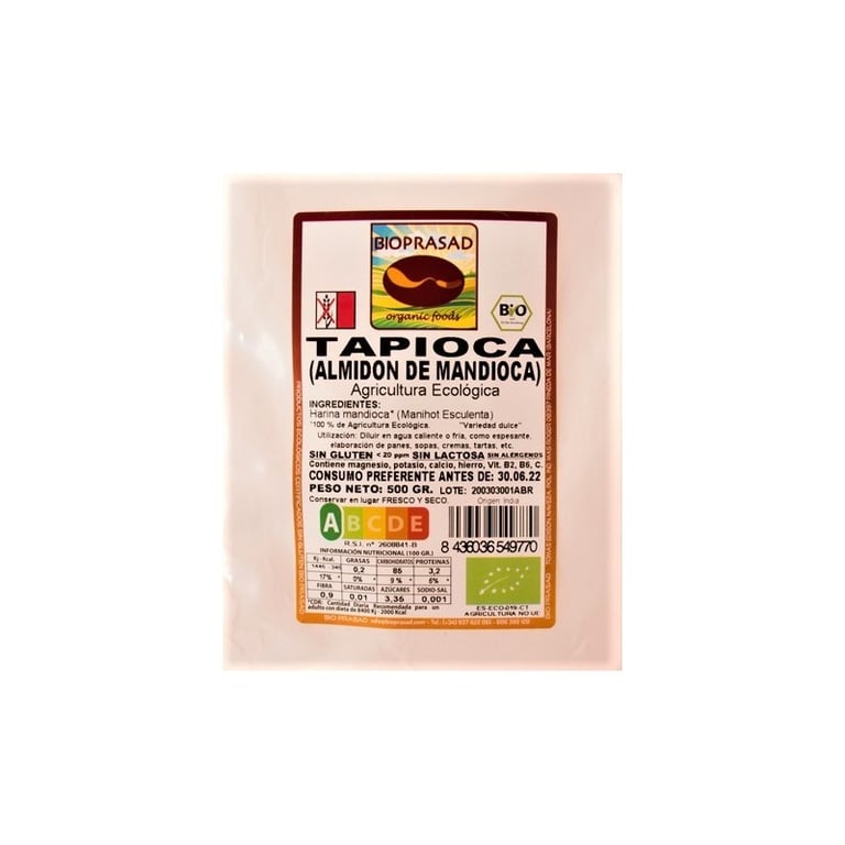 Harina de Mandioca-Tapioca Ecológica 500g