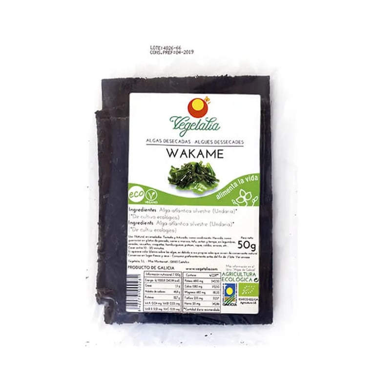 Alghe Wakame Secche Bio Vegan