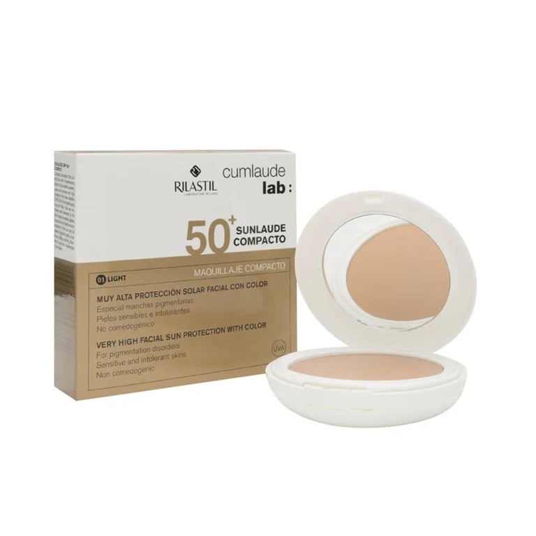 SUNLAUDE KOMPAKT-MAKE-UP SPF50+ HELL