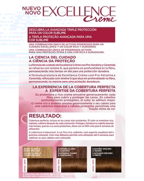 Excellence Creme Tinte #4,3 Cioccolato Caramello di L'Oreal Paris