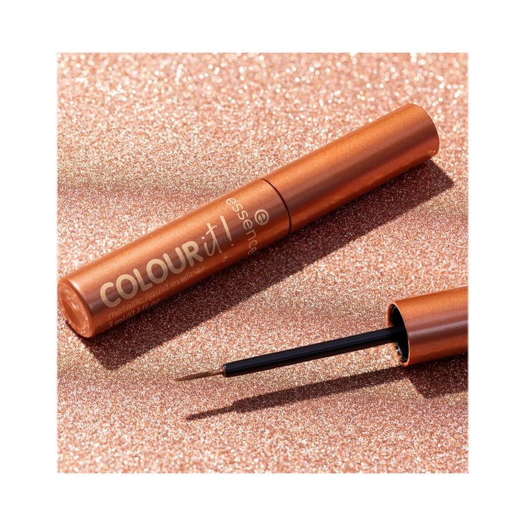 Colour It! Metallic Liquid Eyeliner #01 Burnished Bronze de Essence