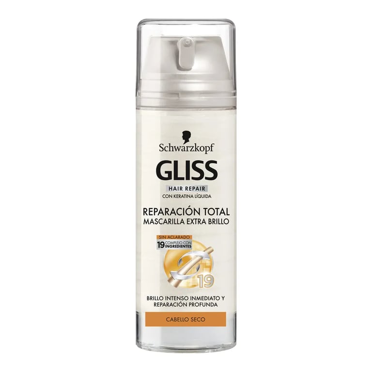 GLISS TOTAL REPAIR MASCARILLA EXTRA-BRILLO