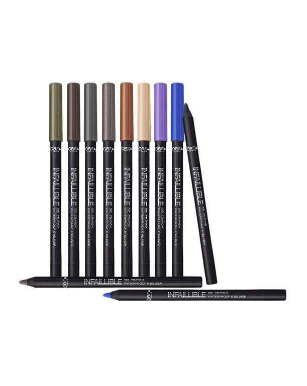 Infaillible Gel Crayon 24H Waterproof #01-Black to Black di L'Oreal Make Up