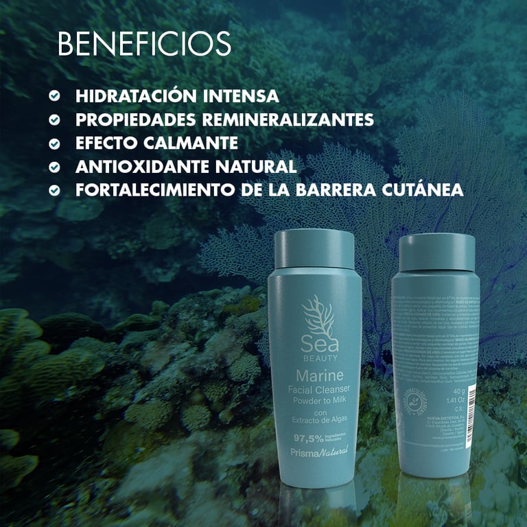 Sea Beauty Limpiador Facial Marino Polvo a Leche - imagen 3 de 6