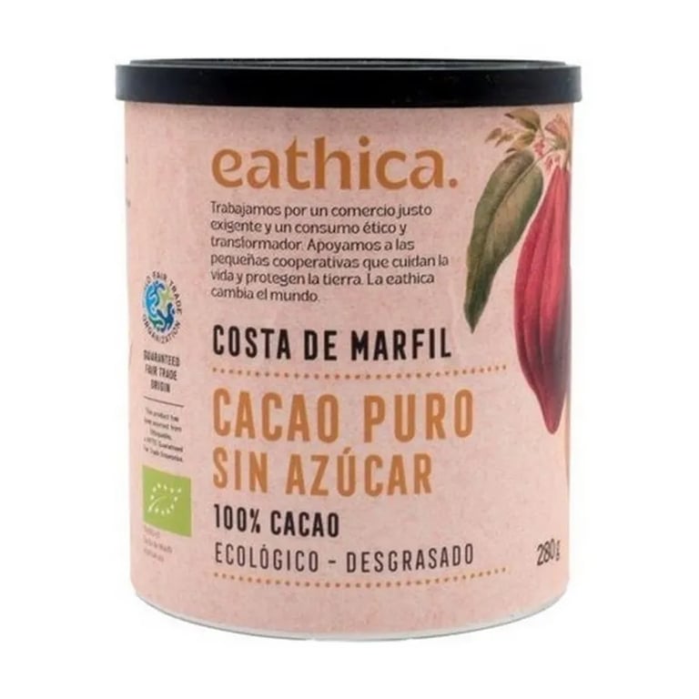 Cacao Puro Sin Azúcar Desgrasado Eco