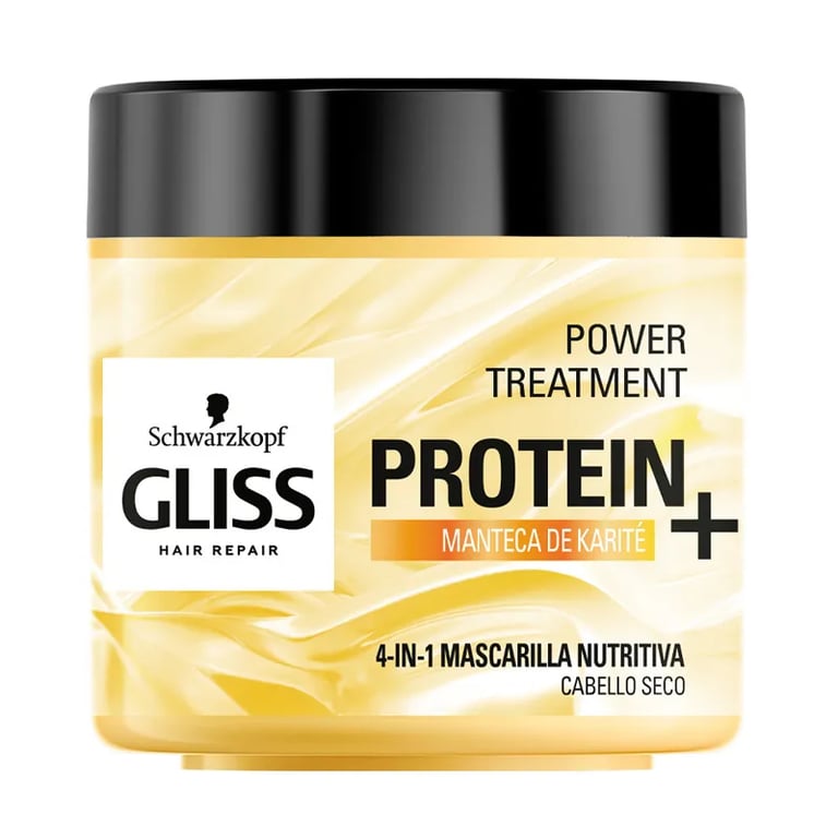 Gliss Protein+ Masque Nutrition Cheveux Secs