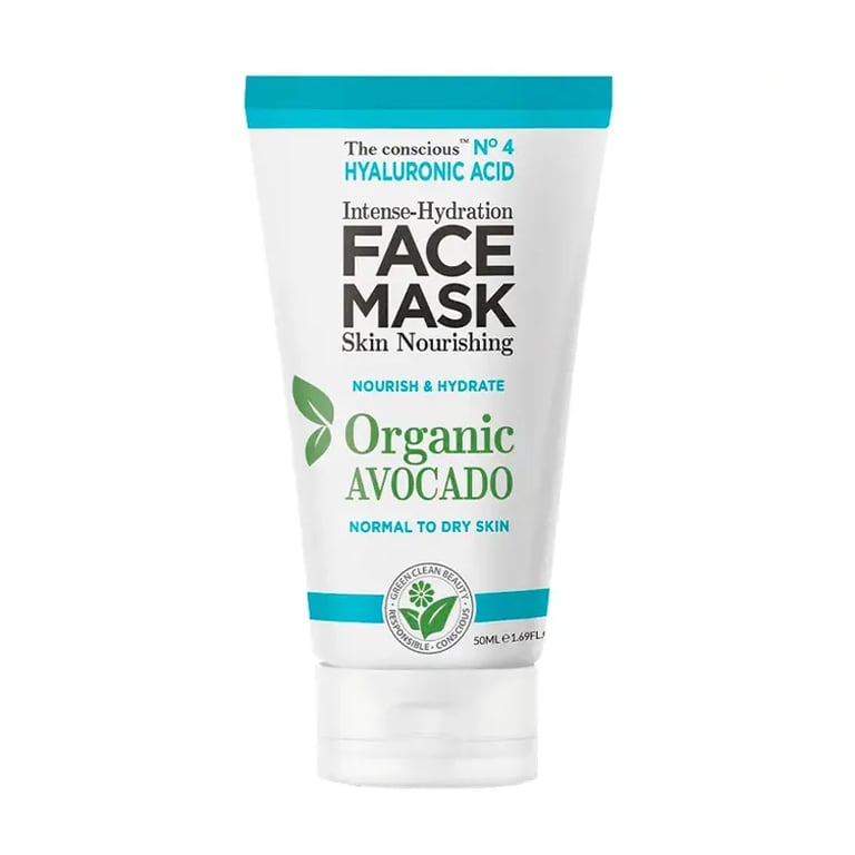 Hyaluronic Acid Intense-Hydration Face Mask Organic Avocado