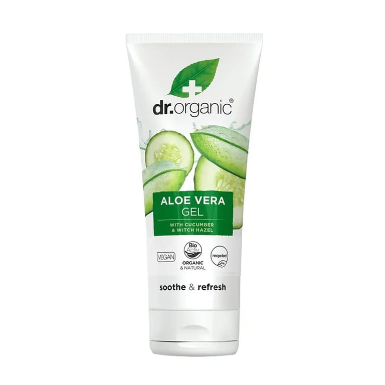 GEL DE ALOE VERA ORGÁNICO CON PEPINO, OLMO ESCOCÉS Y CALÉNDULA