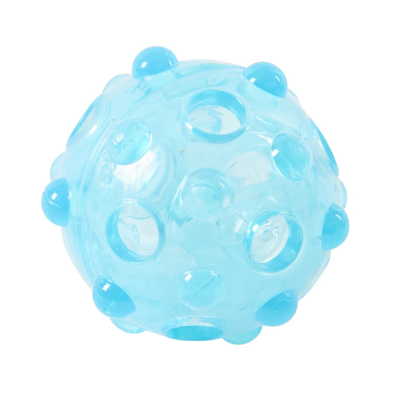 Spielzeug Hund Ball Crunch Blau 6,5 cm