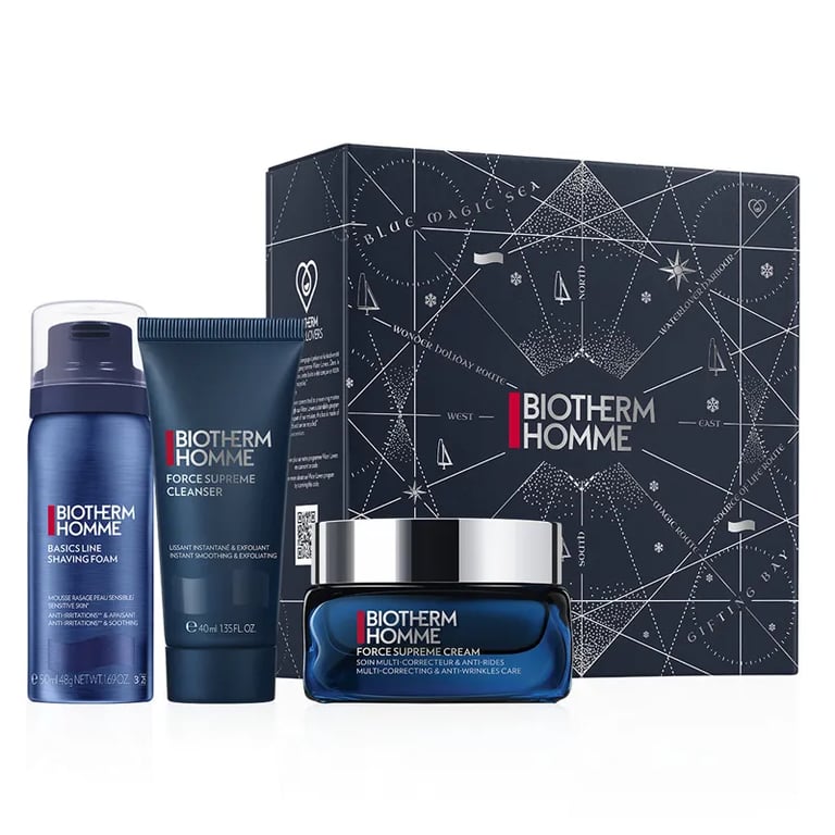 Homme Force Supreme Cream 50 ml + Espuma de barbear + Limpador
